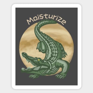 Crocodile Reminds Us To Moisturize Magnet